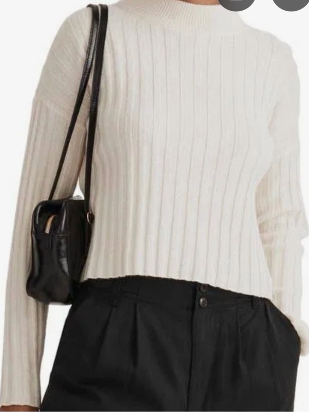 Madewell Women's Crop Sweater